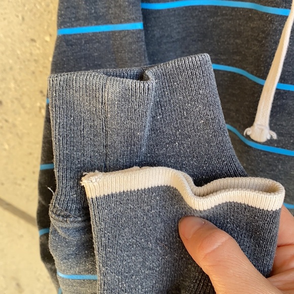 Billabong Blue Stripe Hoody - Picture 6 of 10